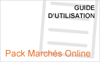 visuel guide Guide d'utilisation du pack Marchés Online